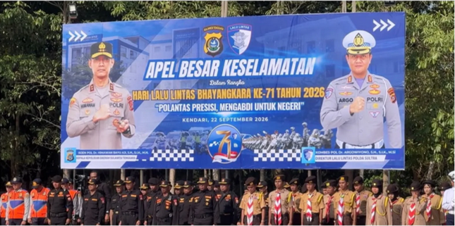 Kapolda Sultra Tekankan Polantas Harus Utamakan Keselamatan Masyarakat
