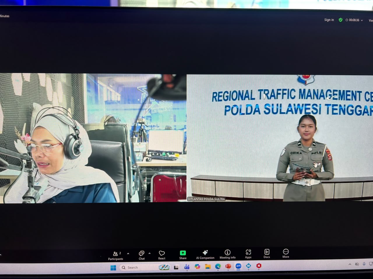 Arus Lalu Lintas Kendari Ramai dan Terkendali, Ditlantas Polda Sultra Sampaikan Update melalui RRI