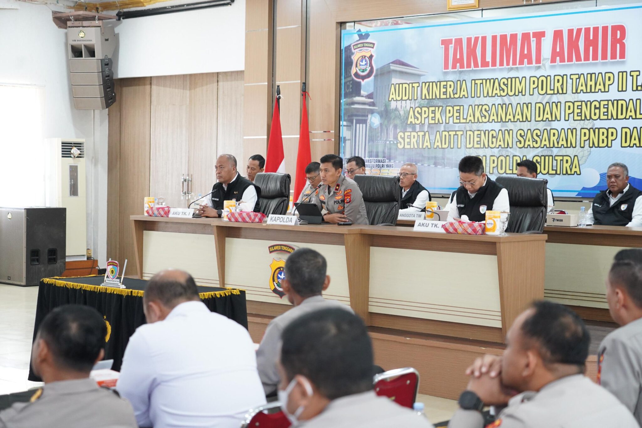 Dirlantas Polda Sultra Hadiri Taklimat Akhir Audit Kinerja Itwasum Polri Tahap II TA 2026