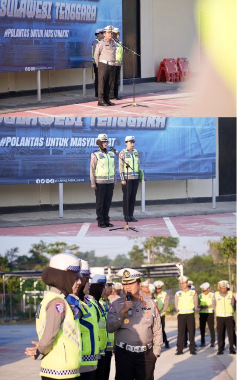 Dirlantas Polda Sultra Tekankan Profesionalisme dan Kompetensi Polwan dalam Melayani Masyarakat